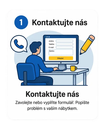 Krok 1 – Kontaktujte nás